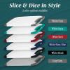imageCutting Boards for Kitchen  BPAFree Chopping Board  Different Sizes ampamp Non Slip Handles  Reversible Large Cutting Board Set  Unique Gifts for Cooks Who Have Everything  3Pack Navy BlueGray
